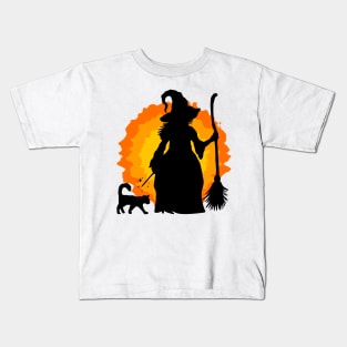 Halloween witch Kids T-Shirt